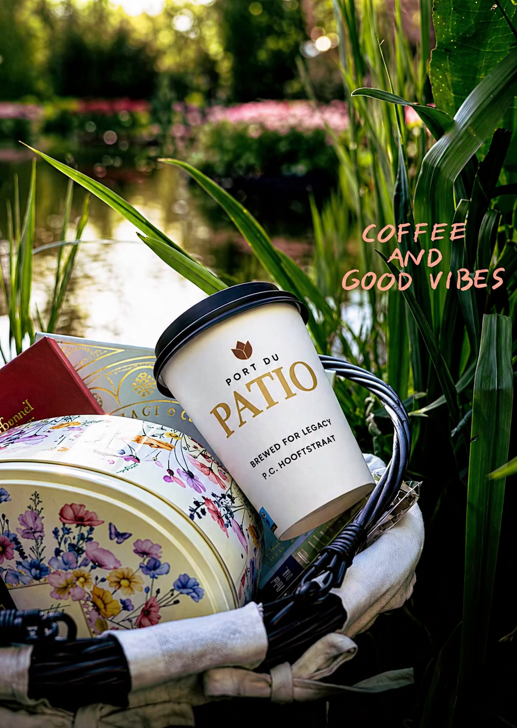 Coffee and good vibes takeaway cup
